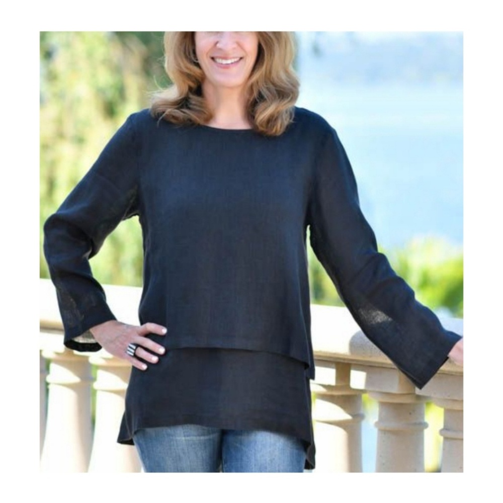 New Audrey Linen Top